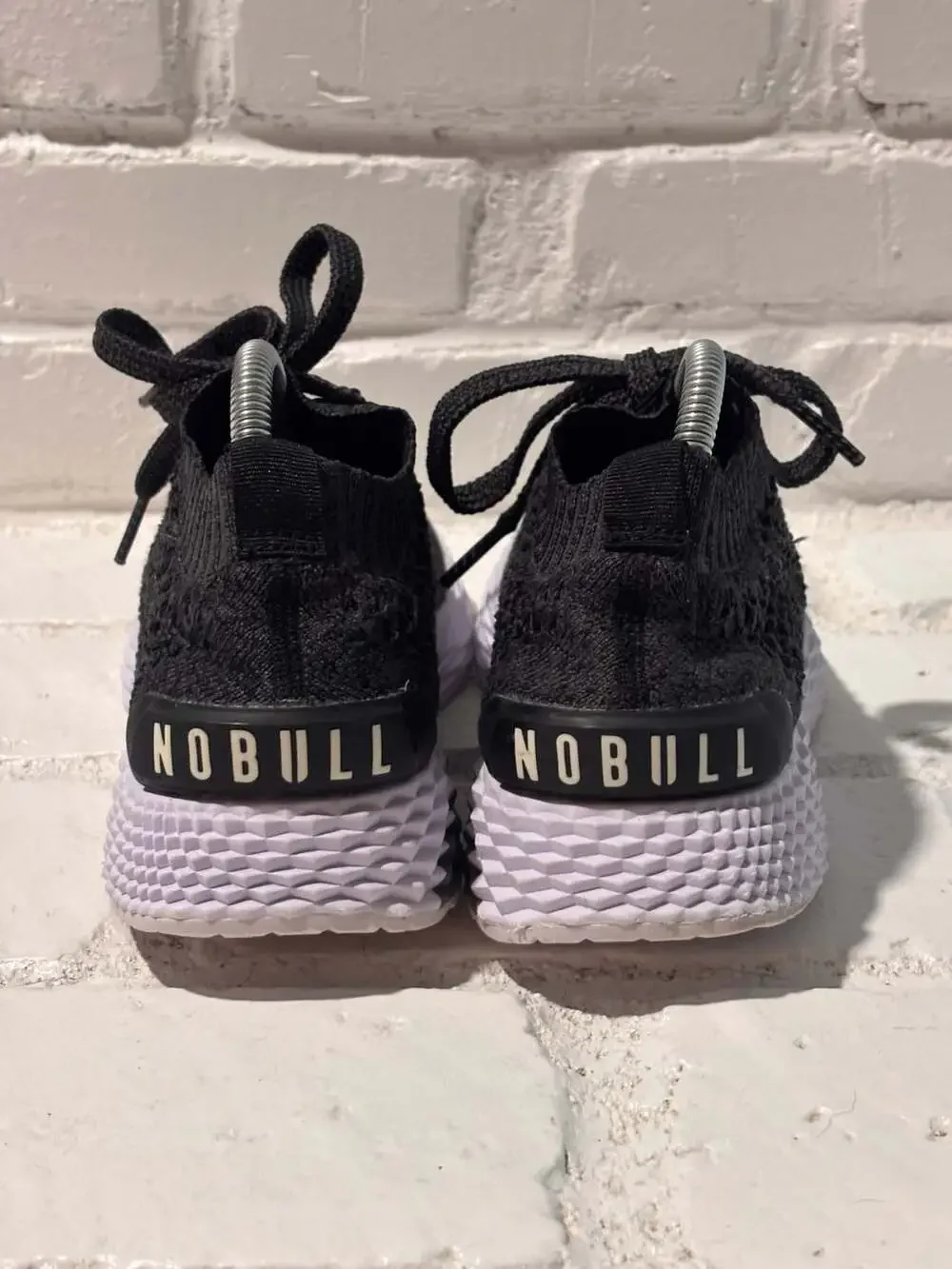 Nobull Allday Knit Shoes Black White Athletic Running Sneakers